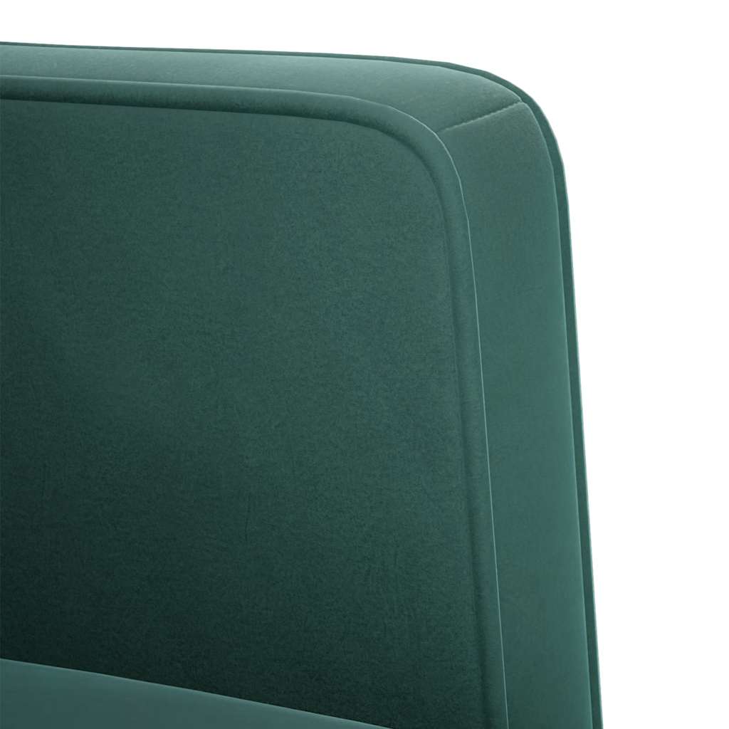 Zweisitzer-Sofa Dunkelgrün 111 cm Samt