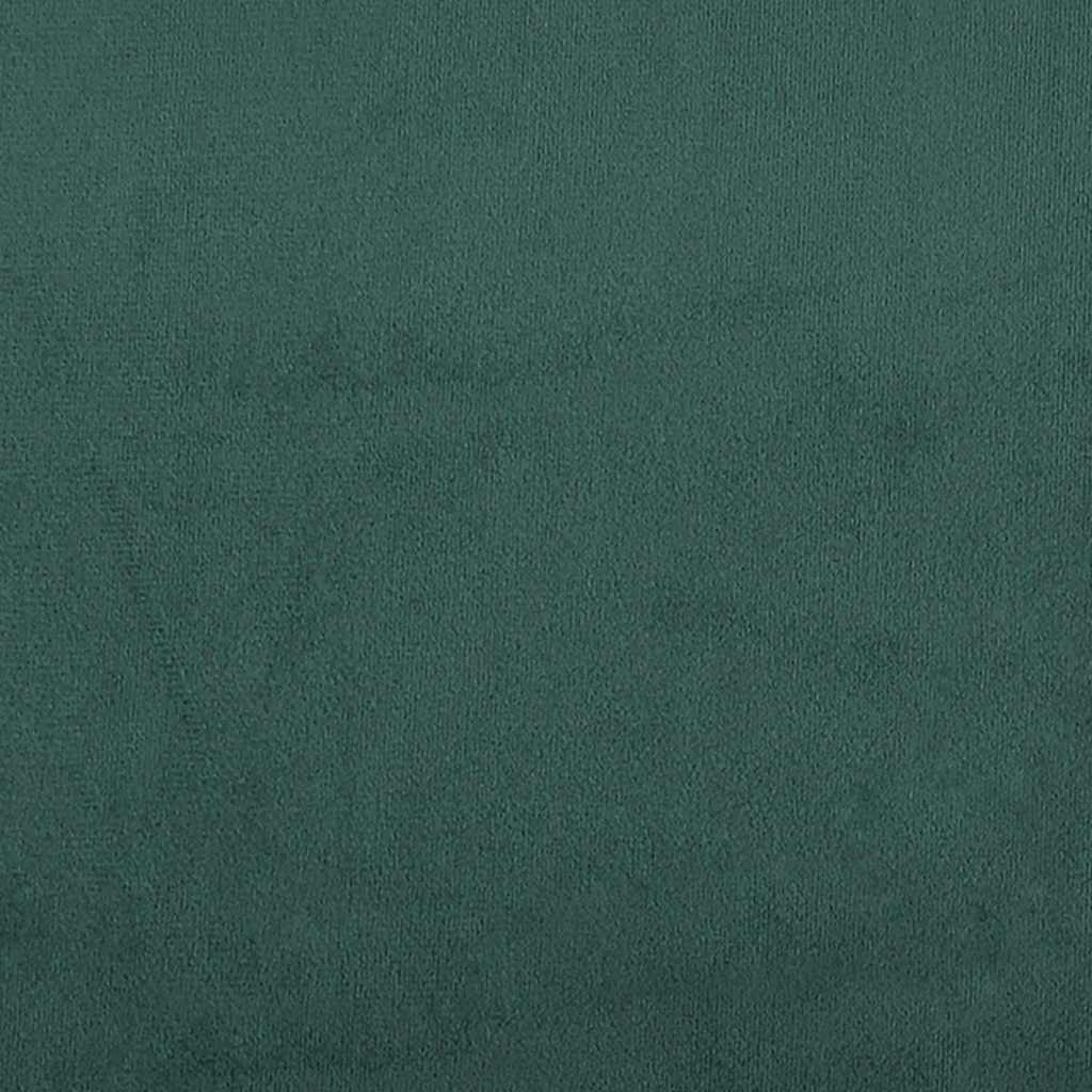 Zweisitzer-Sofa Dunkelgrün 111 cm Samt