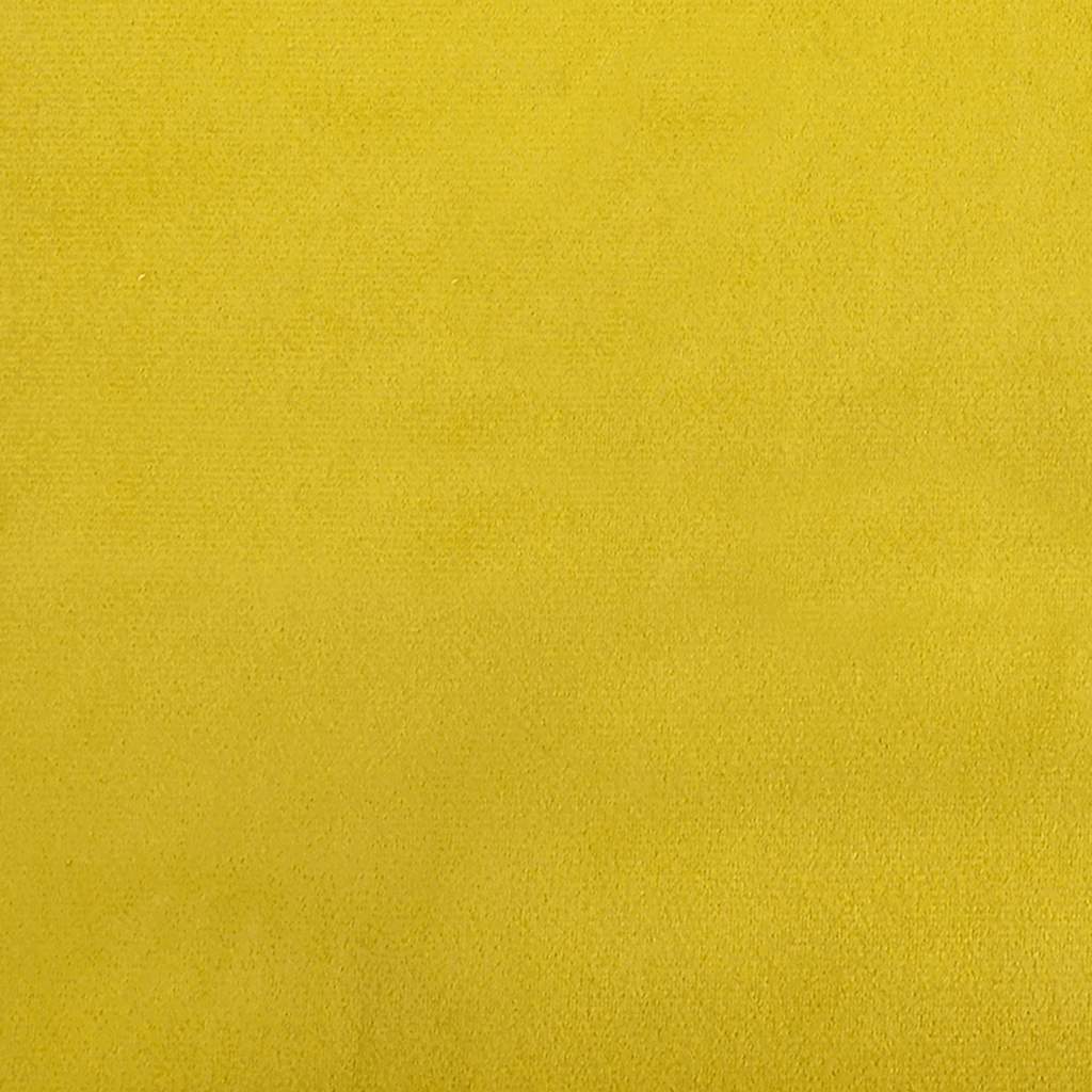 Zweisitzer-Sofa Gelb 111 cm Samt