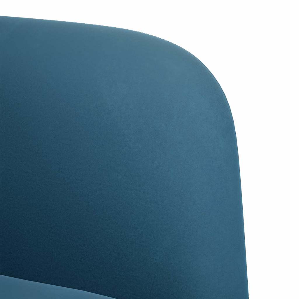 Sessel mit Armlehnen Blau 54 cm Samt