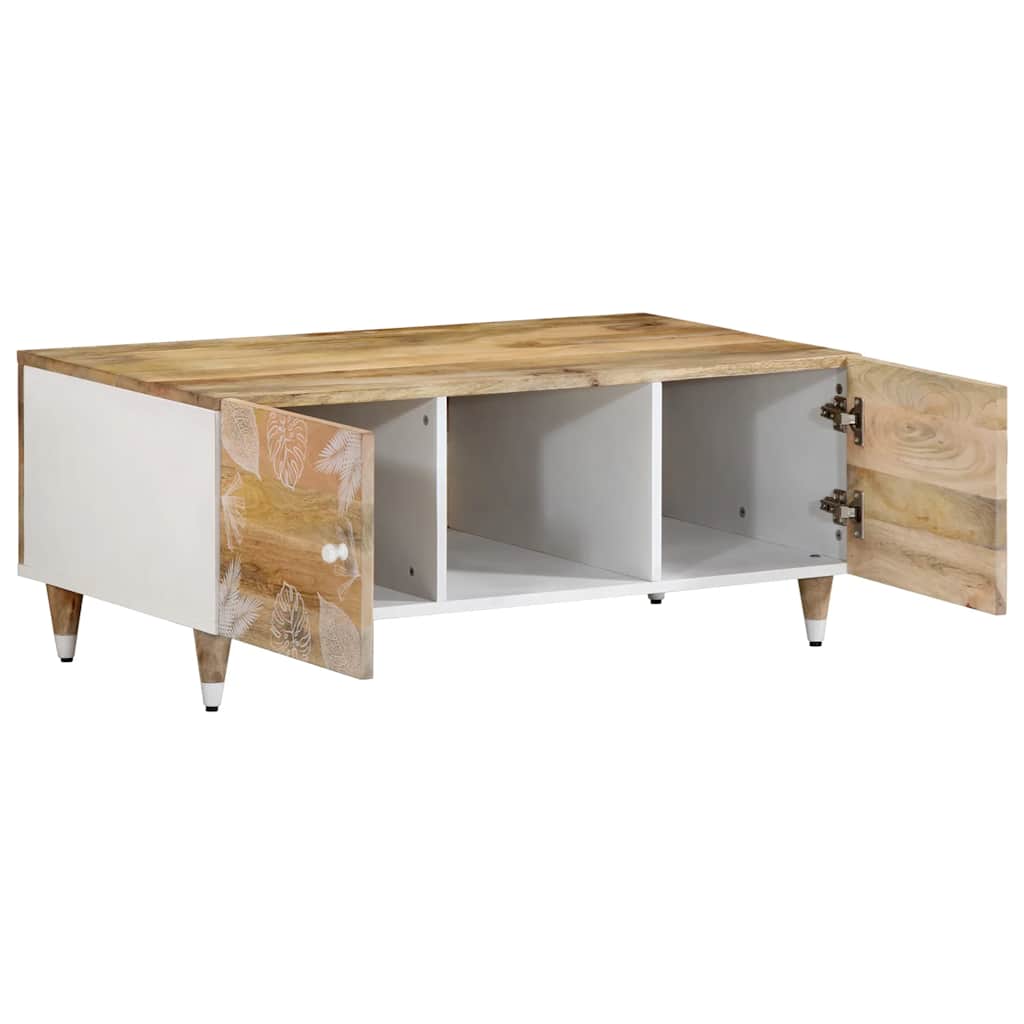 Table basse 100x54x40 cm en manguier massif