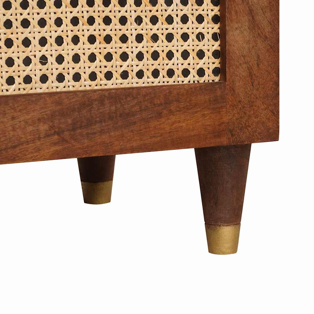 Nachttische Braun 50 x 33 x 60 cm Massivholz Mango