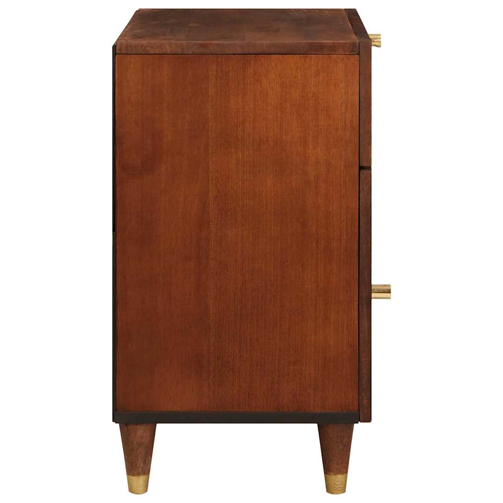 Nachttische Braun 50 x 33 x 60 cm Massivholz Mango
