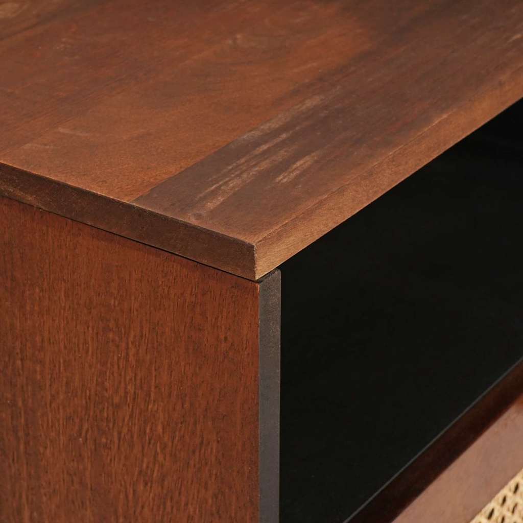 Nachttische Braun 50 x 33 x 60 cm Massivholz Mango