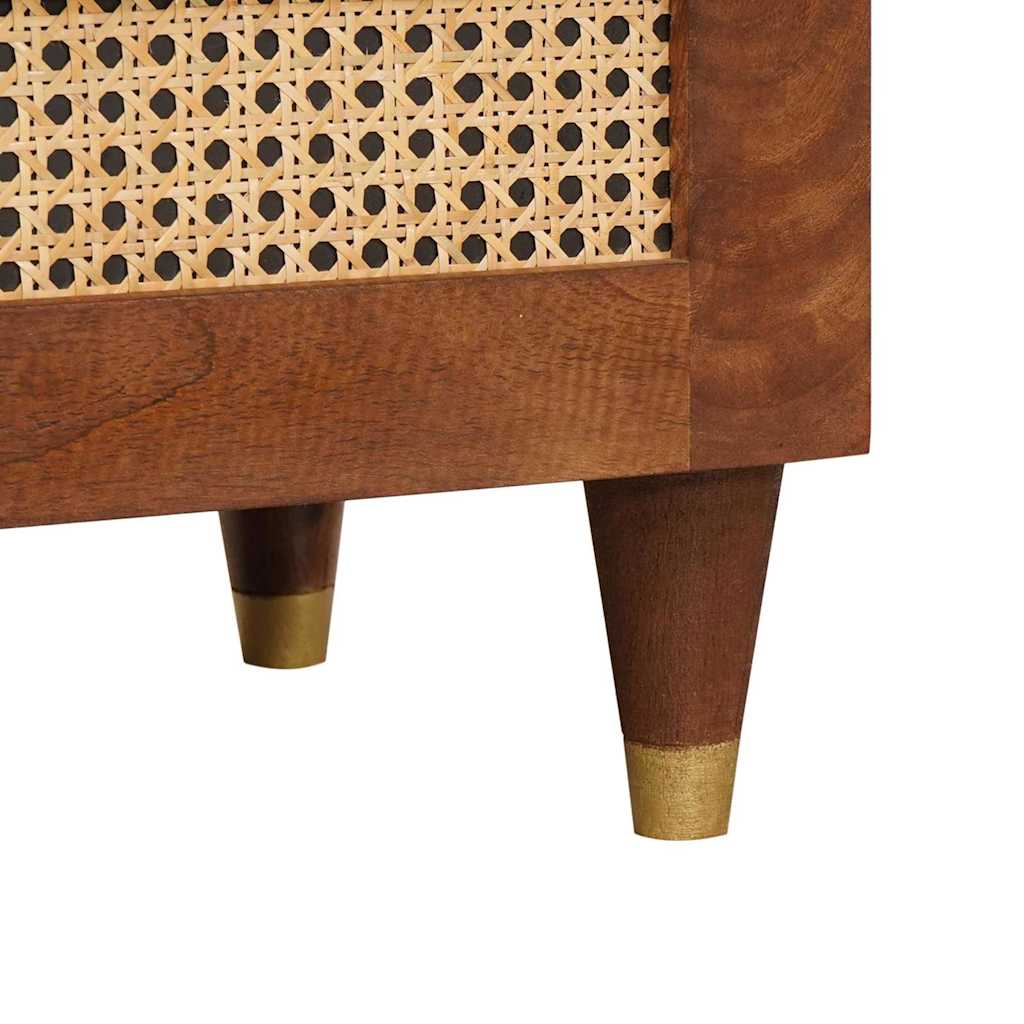 Nachttische Braun 50 x 33 x 60 cm Massivholz Mango