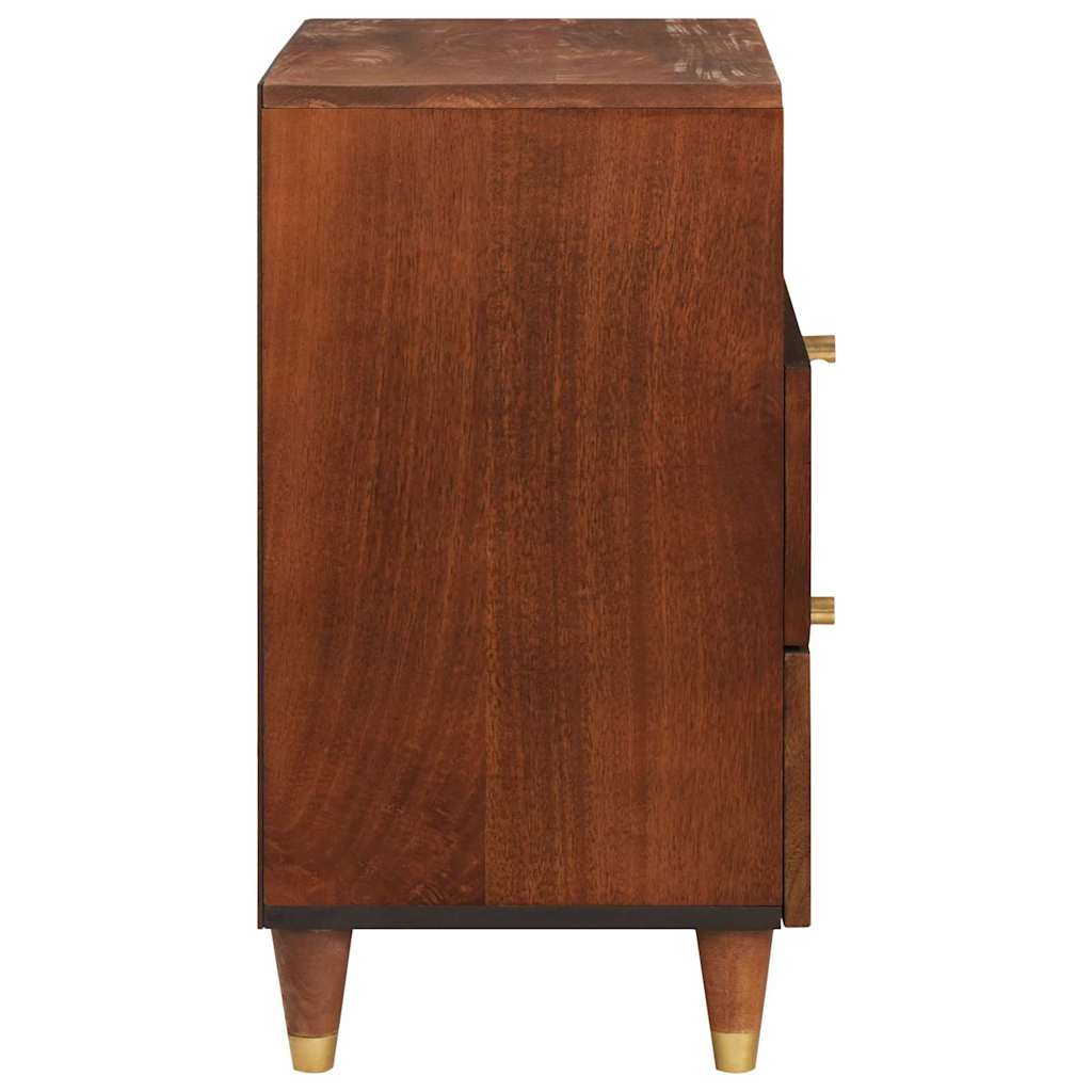 Nachttische Braun 50 x 33 x 60 cm Massivholz Mango