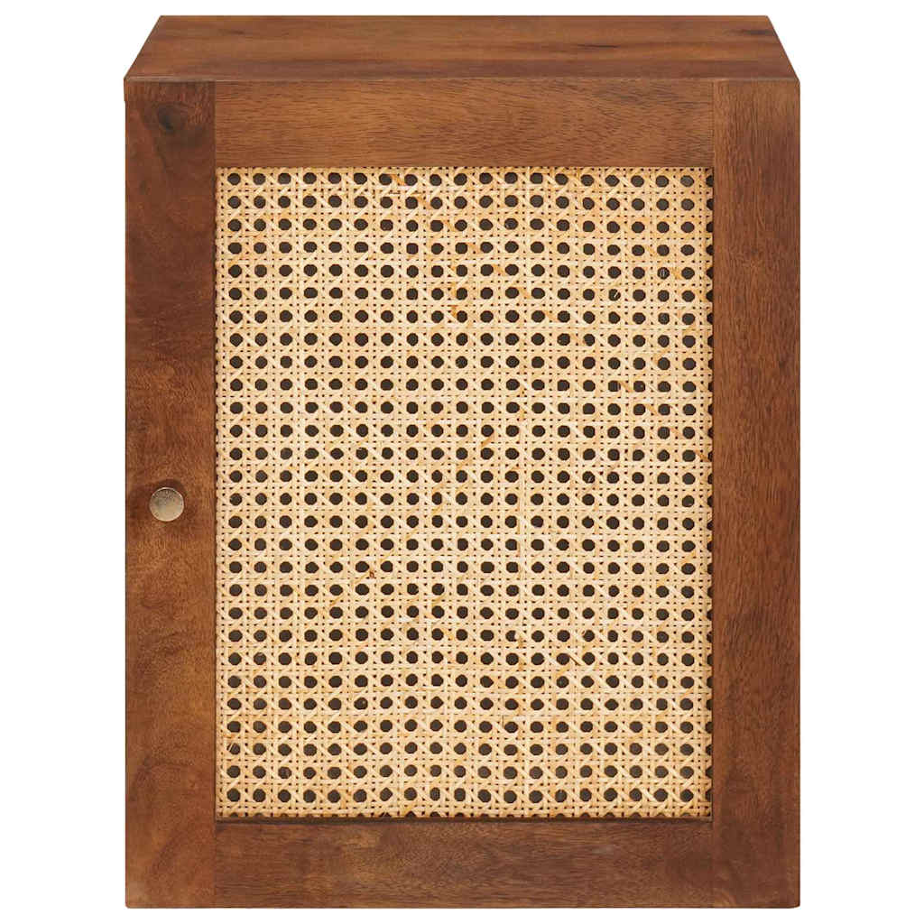 Badezimmer Schrank mit Regal mit Tür Braun 38 x 33,5 x 48 cm