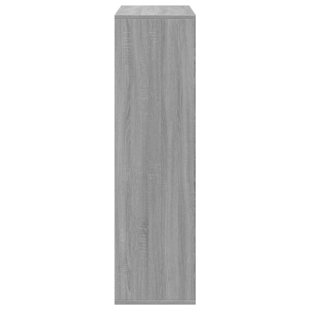 Room Divider Bookcase Gray Sonoma 69.5x29x103.5 cm
