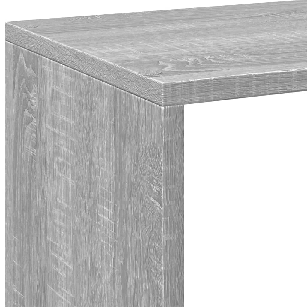 Room Divider Bookcase Gray Sonoma 69.5x29x103.5 cm