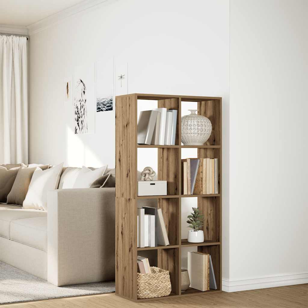 Raumteiler-Bücherregal Artisan-Eiche 69,5x29x137,5 cm