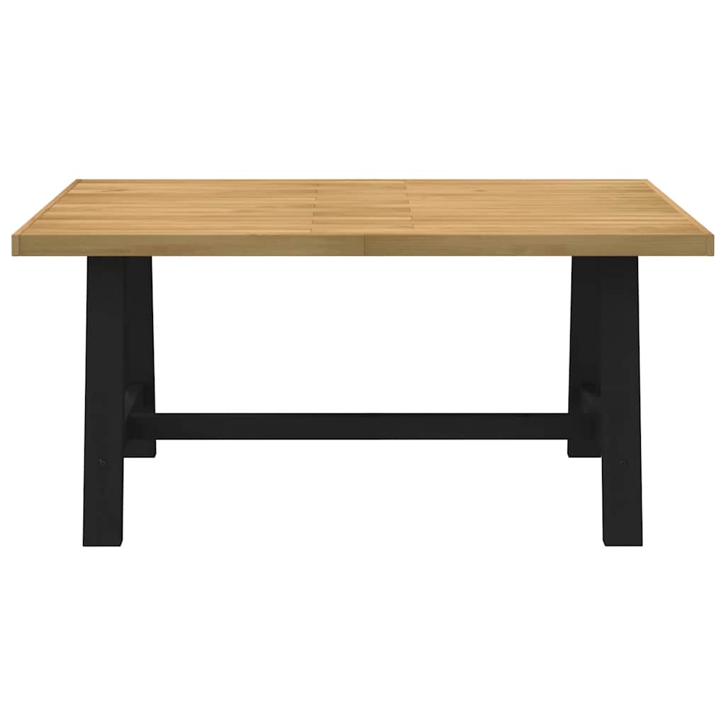 Table à manger NOAIN pieds en A 160x90x75 cm bois de pin massif