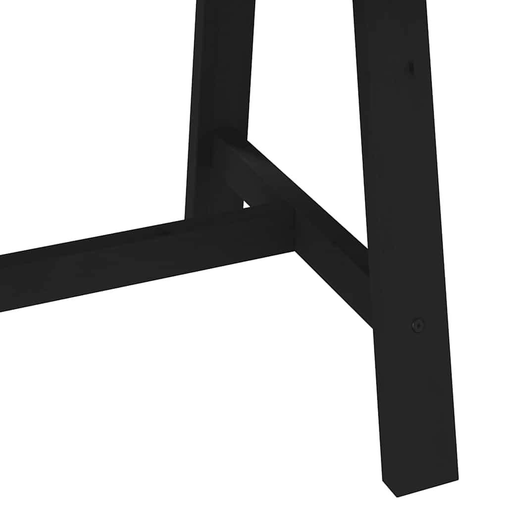 Table à manger NOAIN pieds en A 180x90x75 cm bois de pin massif