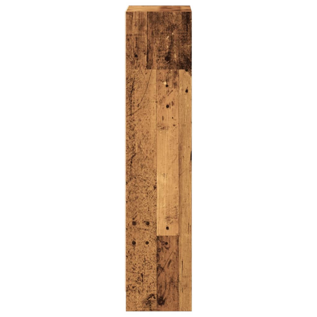 Bookshelf old wood look 40x24x109 cm wood material