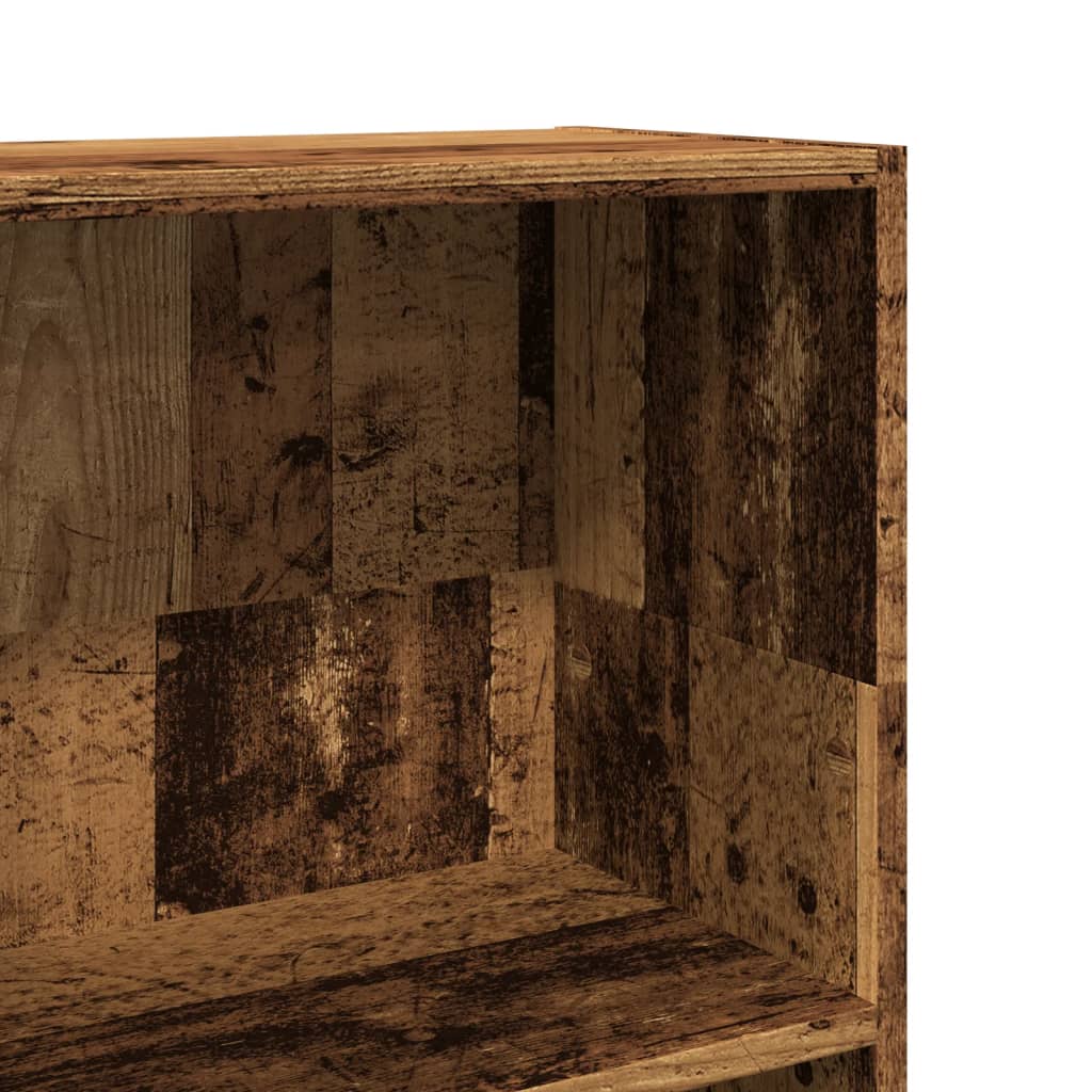 Bookshelf old wood look 40x24x109 cm wood material