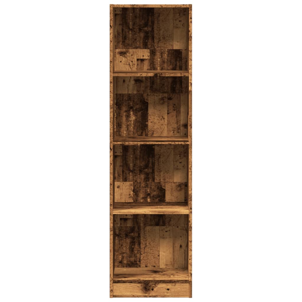 Bookshelf old wood look 40x24x143 cm wood material