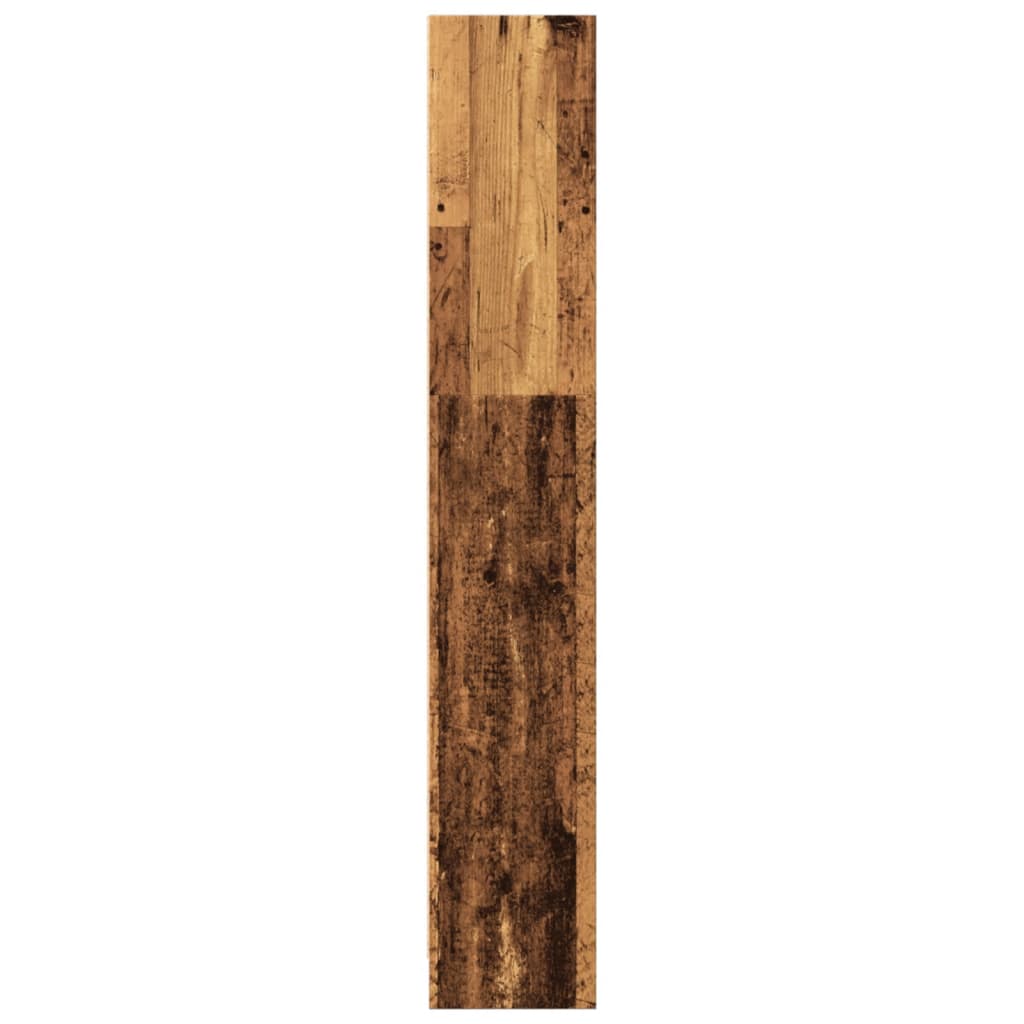 Bookshelf old wood look 40x24x143 cm wood material