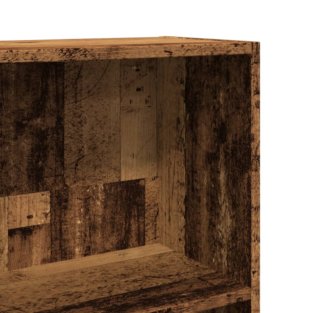 Bookshelf old wood look 40x24x143 cm wood material