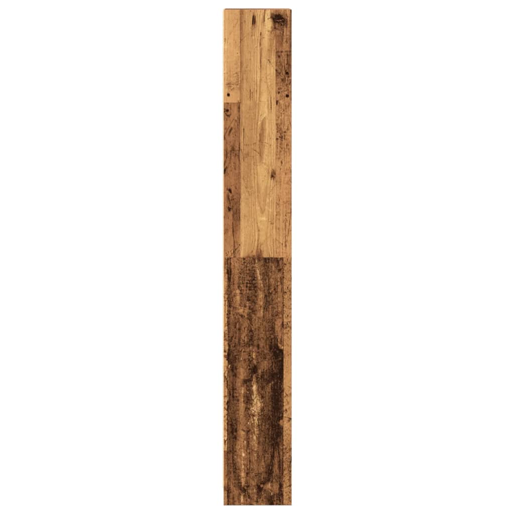 Bookshelf old wood look 40x24x176 cm wood material