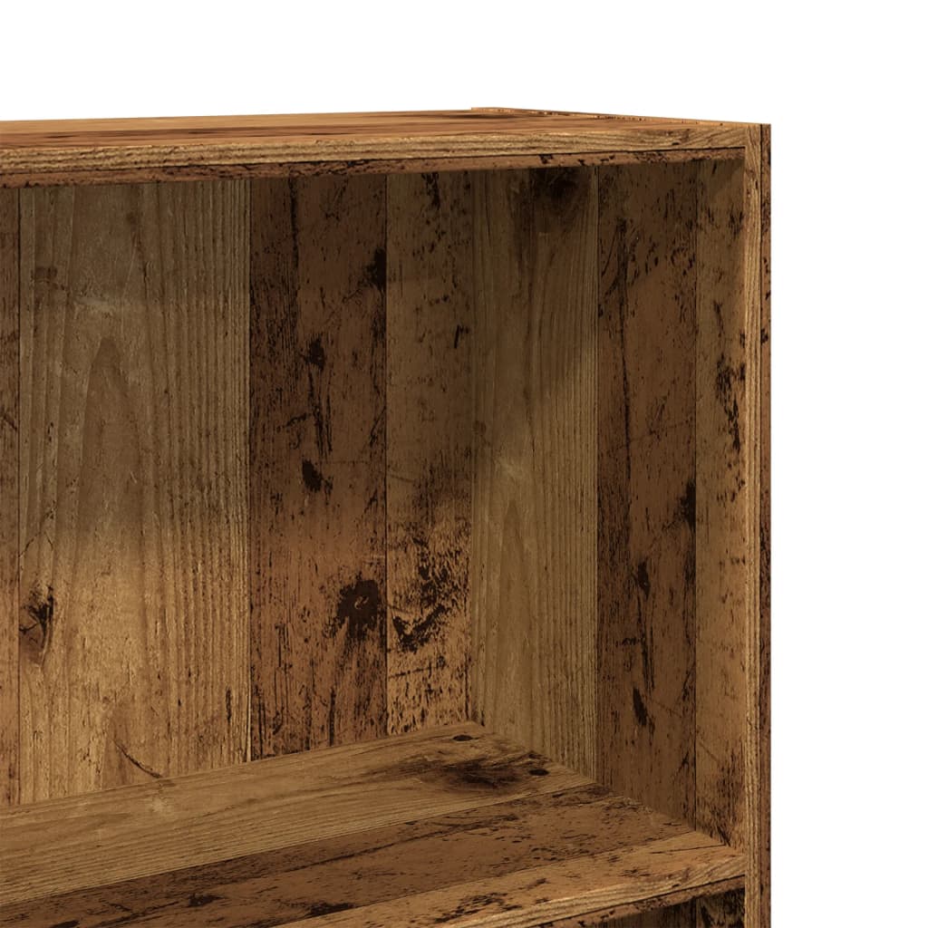 Bookshelf old wood look 60x24x109 cm wood material