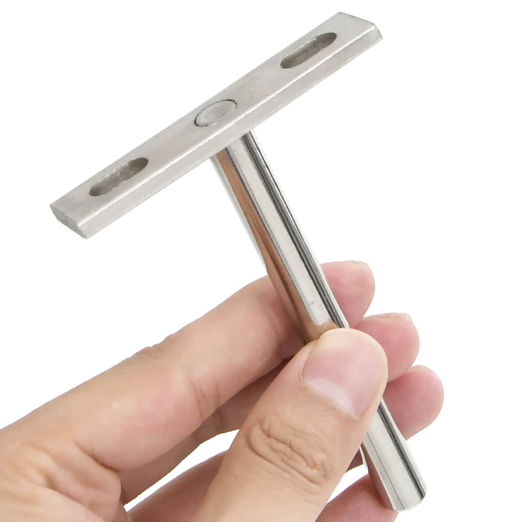 Supports d'étagères flottants, 12 pièces, invisibles, Ø 10 x 100 mm