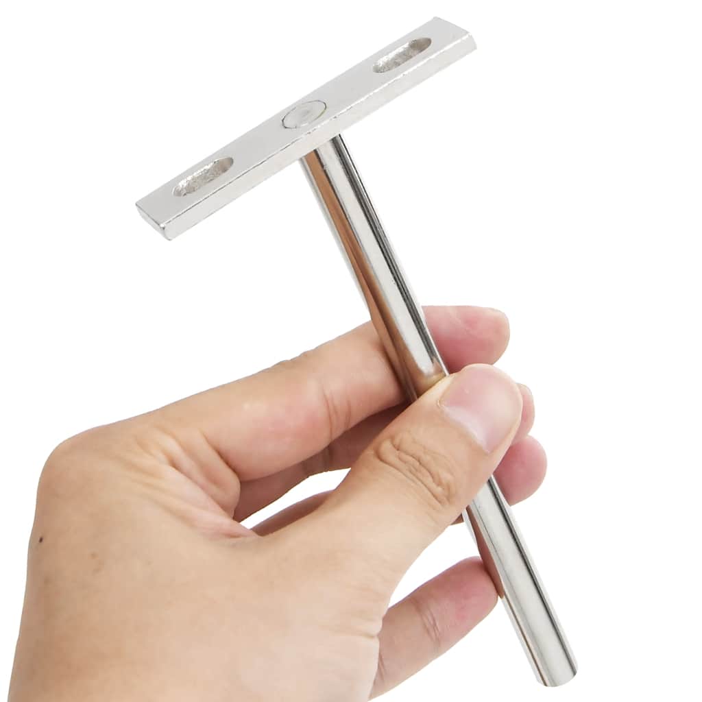 Supports d'étagères flottants invisibles, 12 pièces, Ø 10 x 150 mm