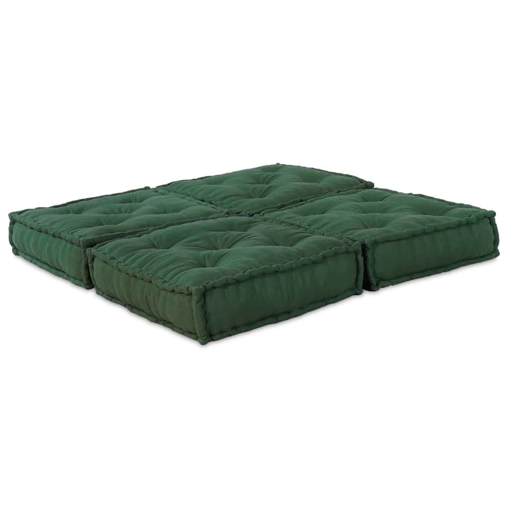 Modulares Sofa 2 pcs Grün 70 x 70 x 36 cm Stoff