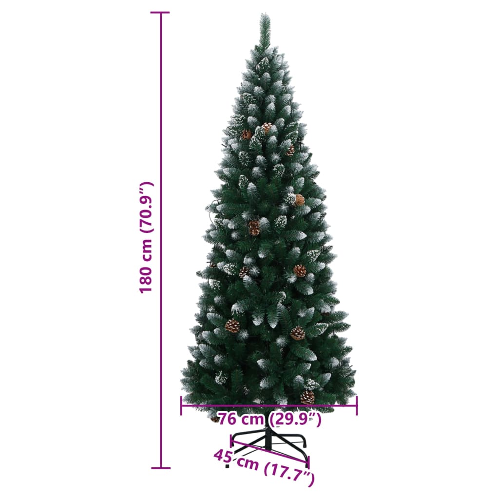 Künstlicher Weihnachtsbaum 300 LEDs 180 cm