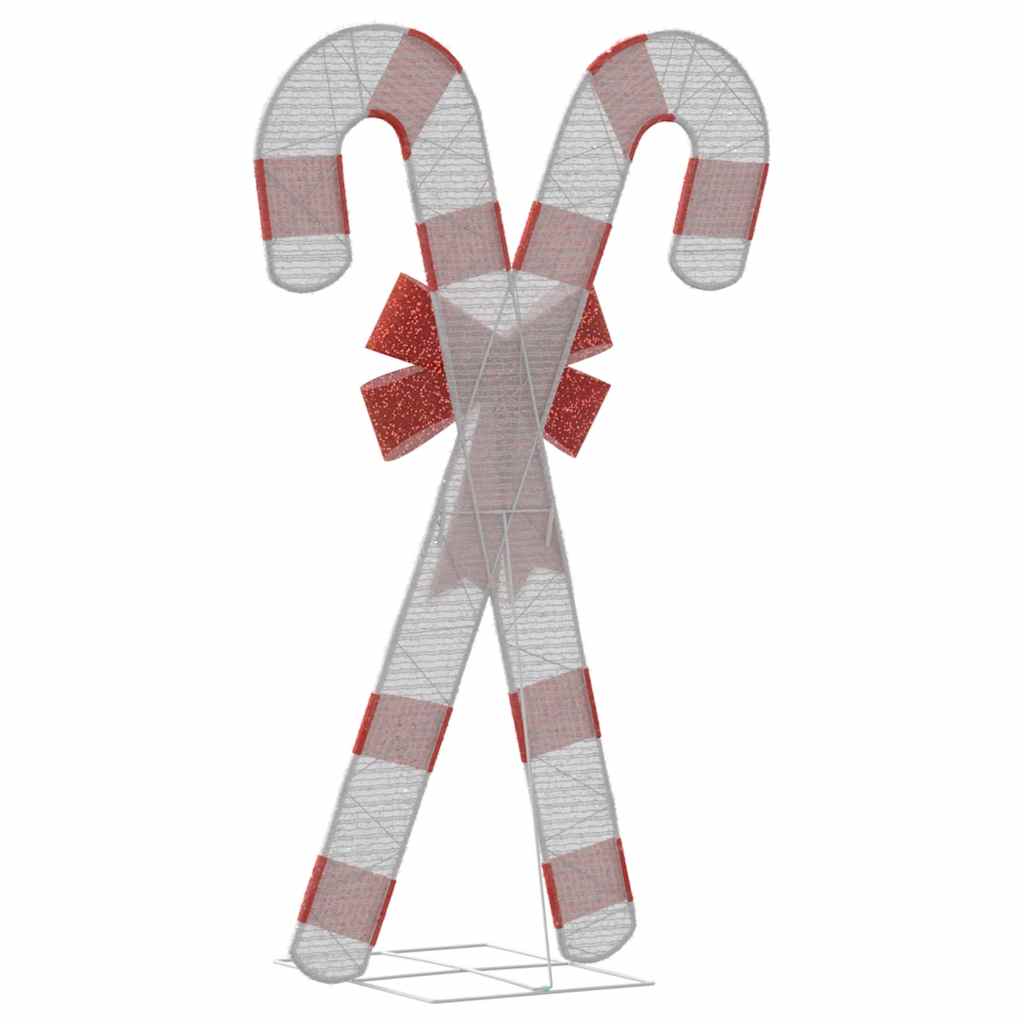 Candy cane Christmas decoration 50 LEDs warm white