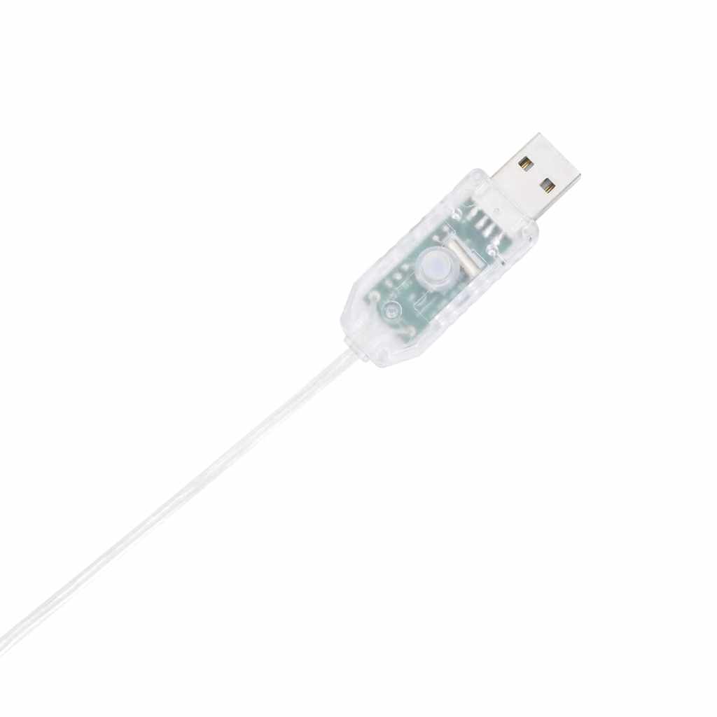 Candy cane Christmas decoration 50 LEDs warm white