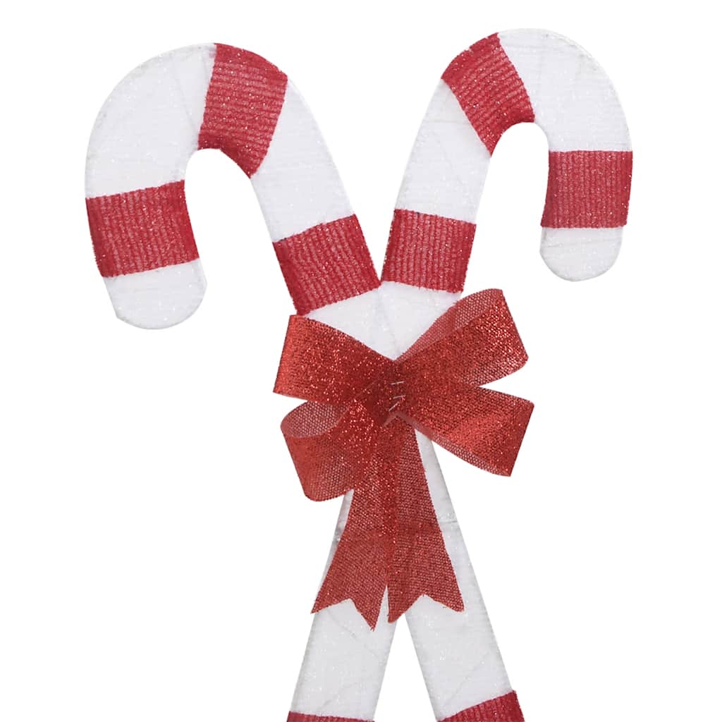 Candy cane Christmas decoration 50 LEDs warm white
