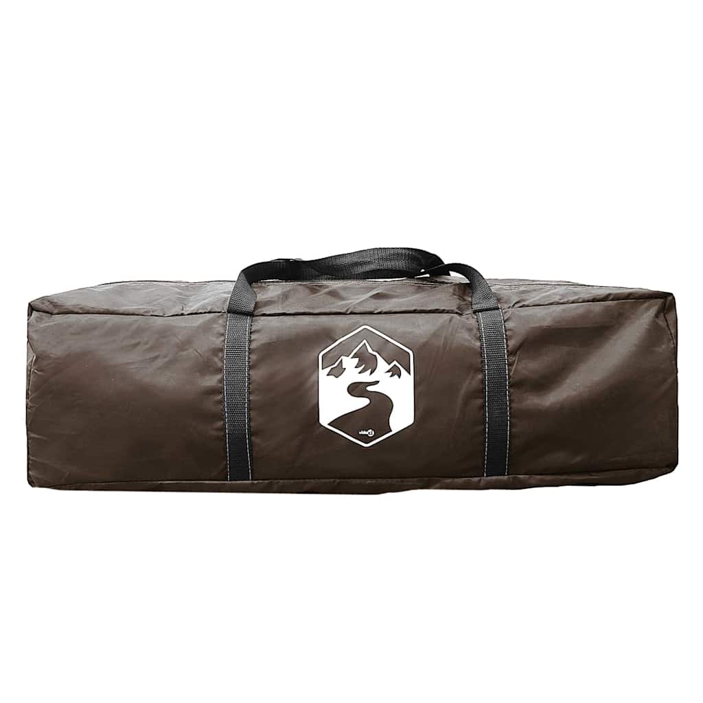 Angelzelt mit Dach Braun 514 x 465 x 187 cm Polyester