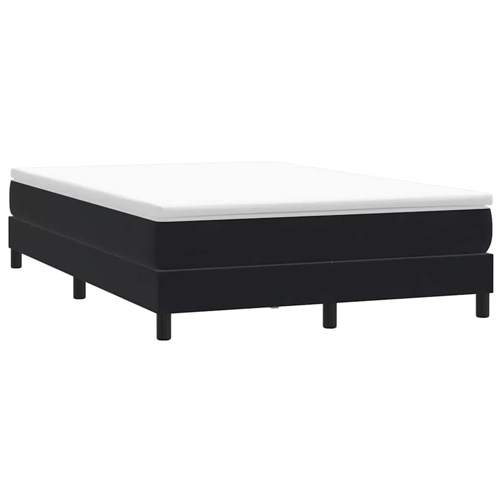 Boxspringbett ohne Matratze Schwarz 140x220 cm Samt