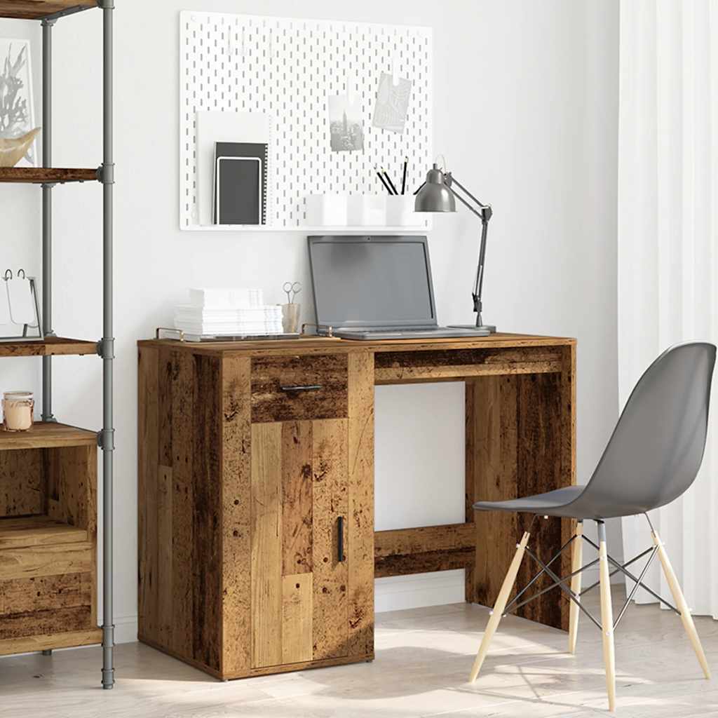 Desk old wood look 100x49x75 cm wood material
