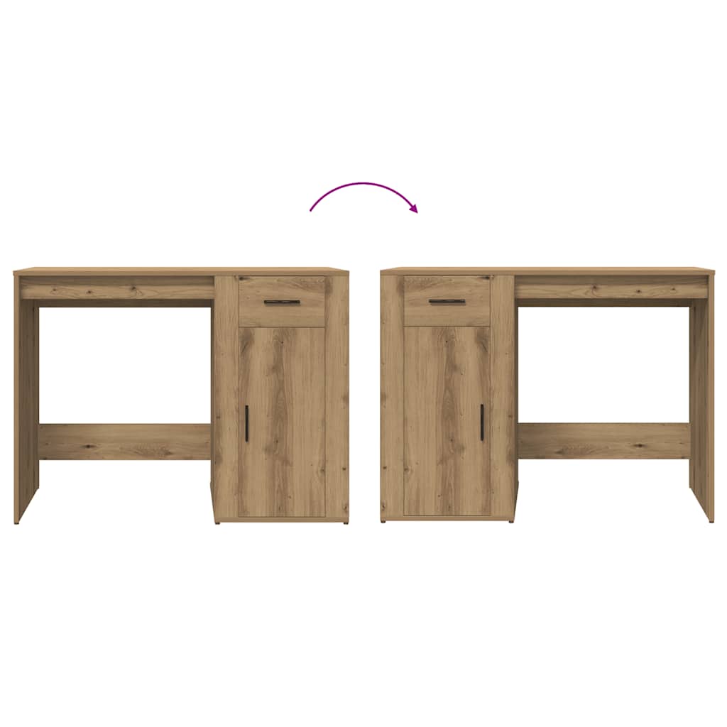 Desk Artisan Oak 100x49x75 cm Wood Material