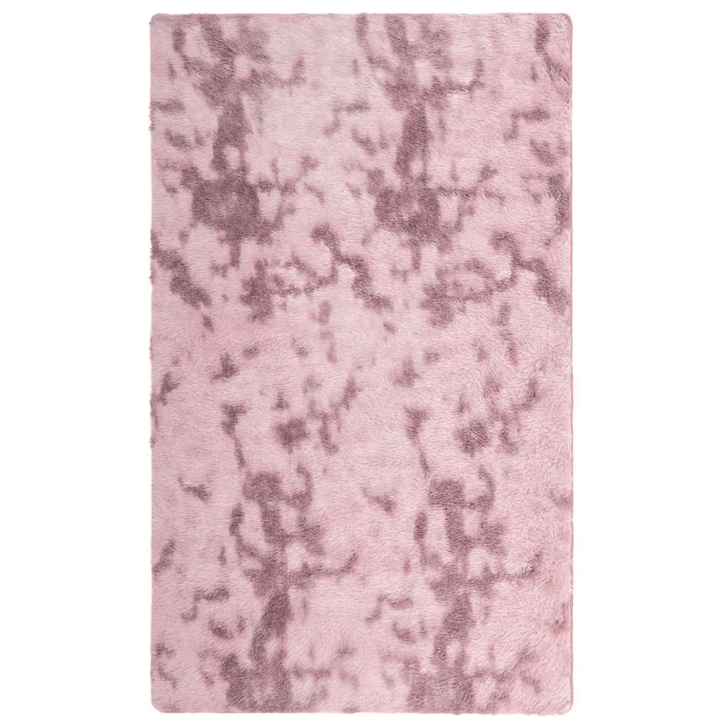 Tapis shaggy, poils longs NAVARRA, vieux rose, 60x100 cm, polyester