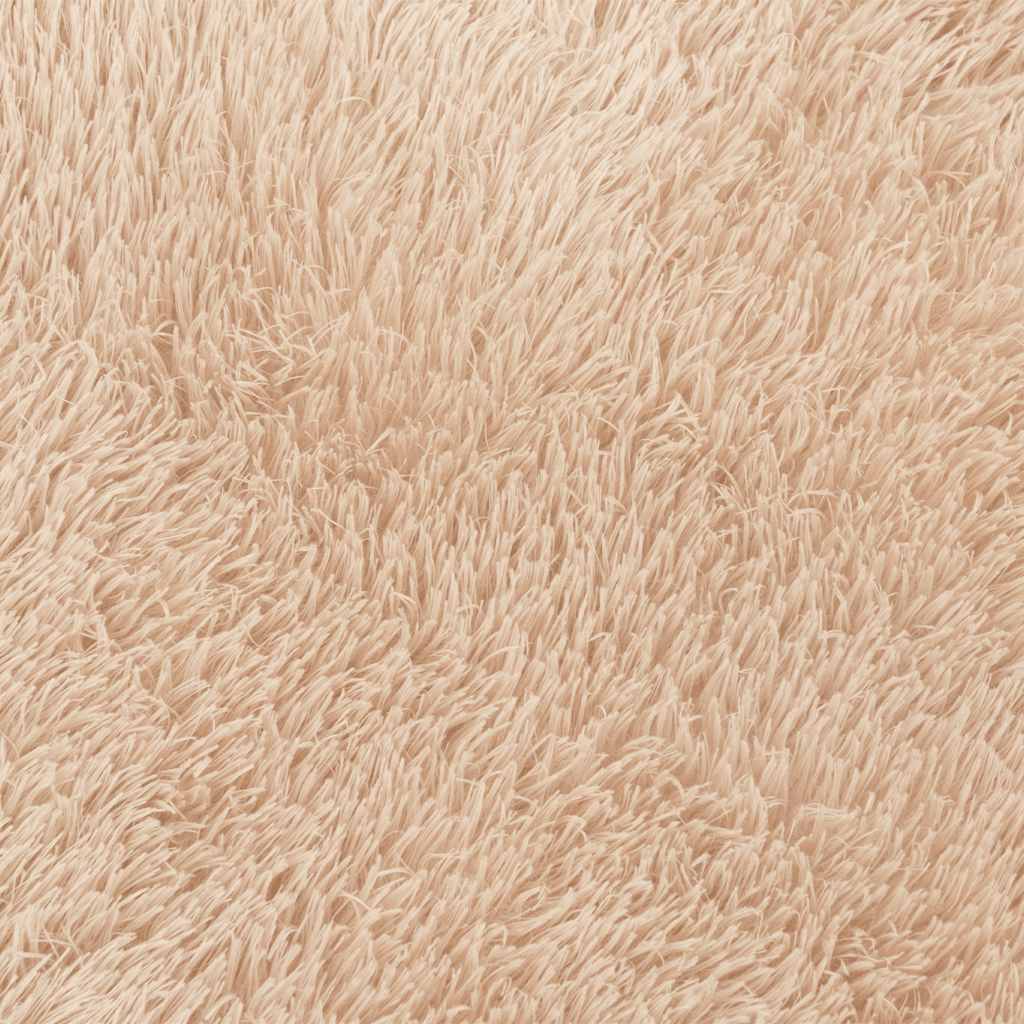 Tapis shaggy à poils longs NAVARRA beige 80x150 cm polyester