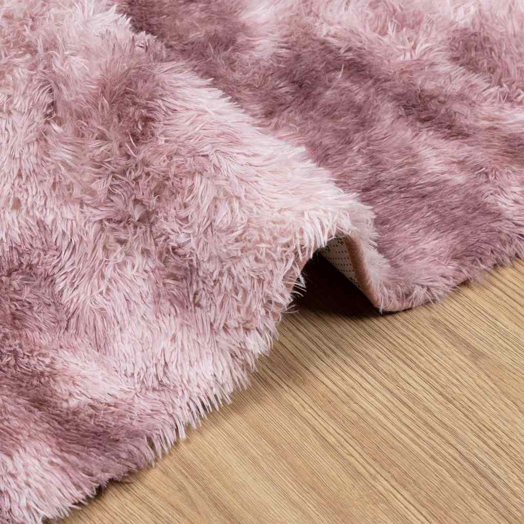 Teppich Shaggy Hochflor NAVARRA Altrosa 160x230 cm Polyester