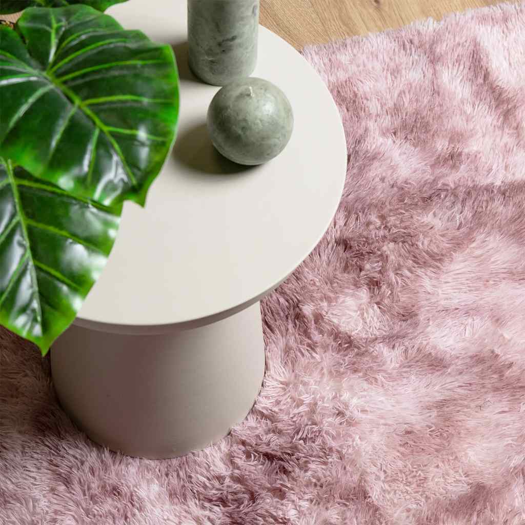 Tapis shaggy, poils longs NAVARRA, vieux rose, 240x340 cm, polyester