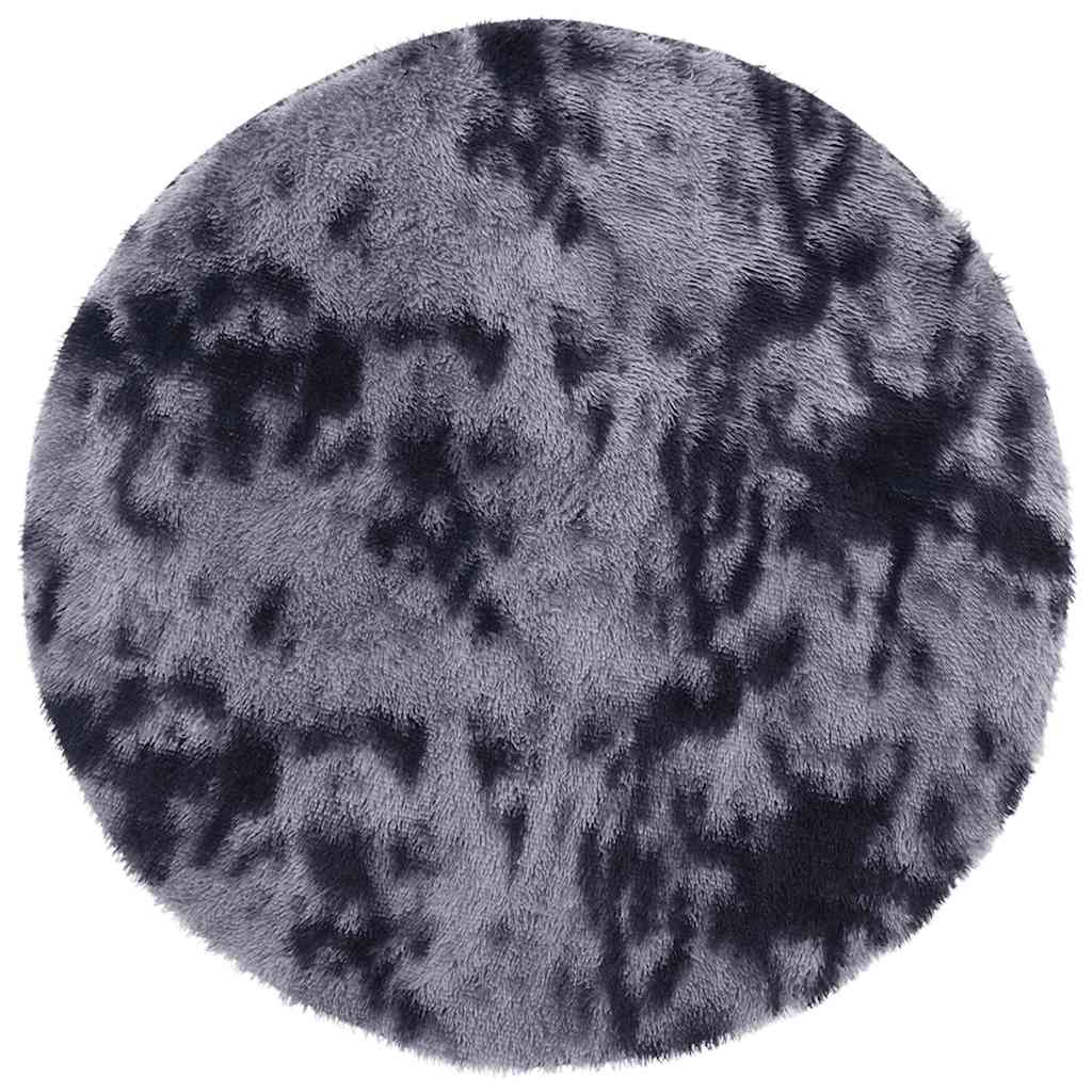 Shaggy rug, deep pile NAVARRA, dark grey, 200x200 cm, polyester