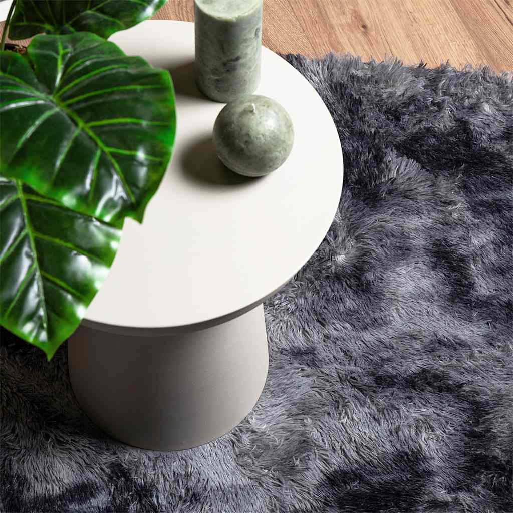 Shaggy rug, deep pile NAVARRA, dark grey, 200x200 cm, polyester