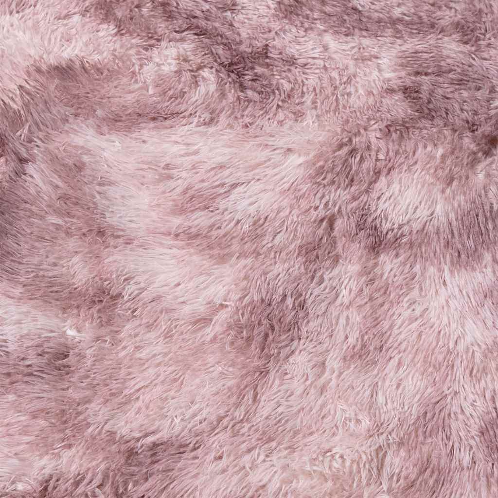 Tapis shaggy, poils longs NAVARRA, vieux rose, 240x240 cm, polyester