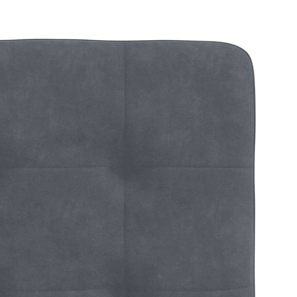 Dining chairs 4 pcs. Dark grey velvet
