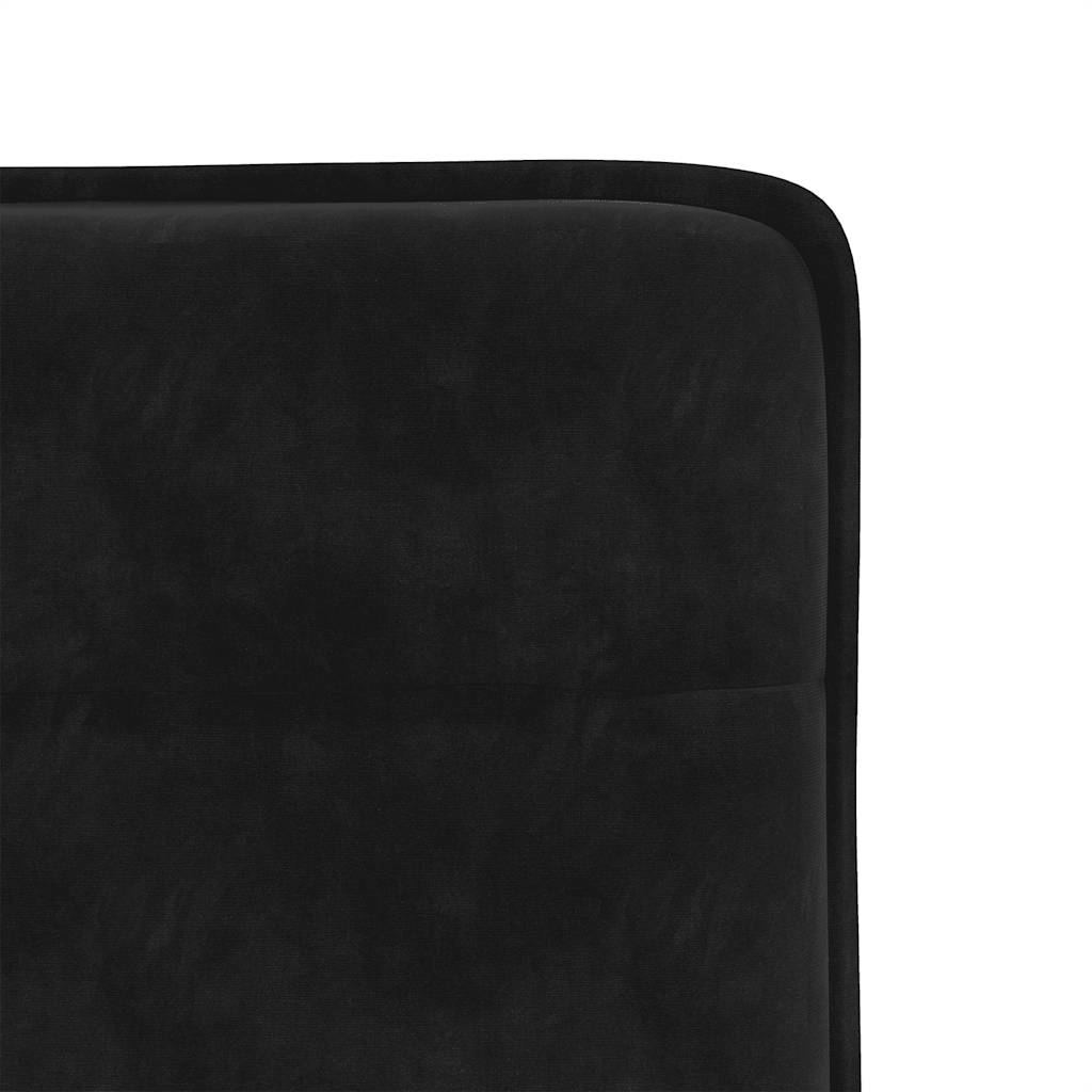 Dining chairs 4 pcs. Black velvet