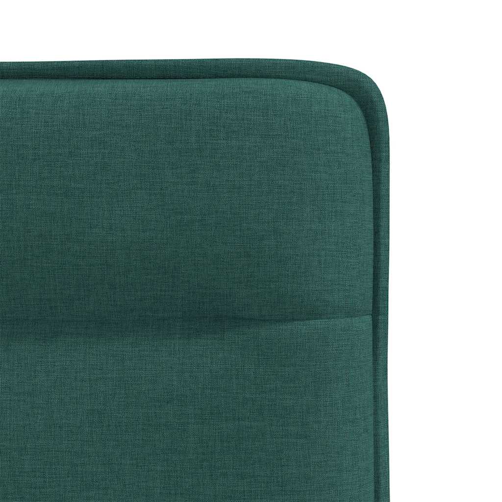 Chaises de salle à manger, lot de 4, tissu vert foncé
