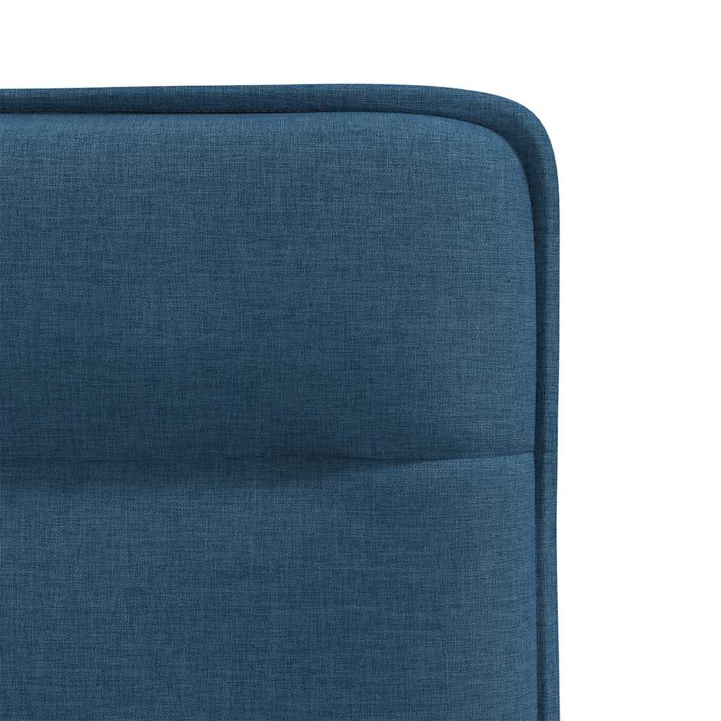 Dining chairs 4 pcs. Blue fabric