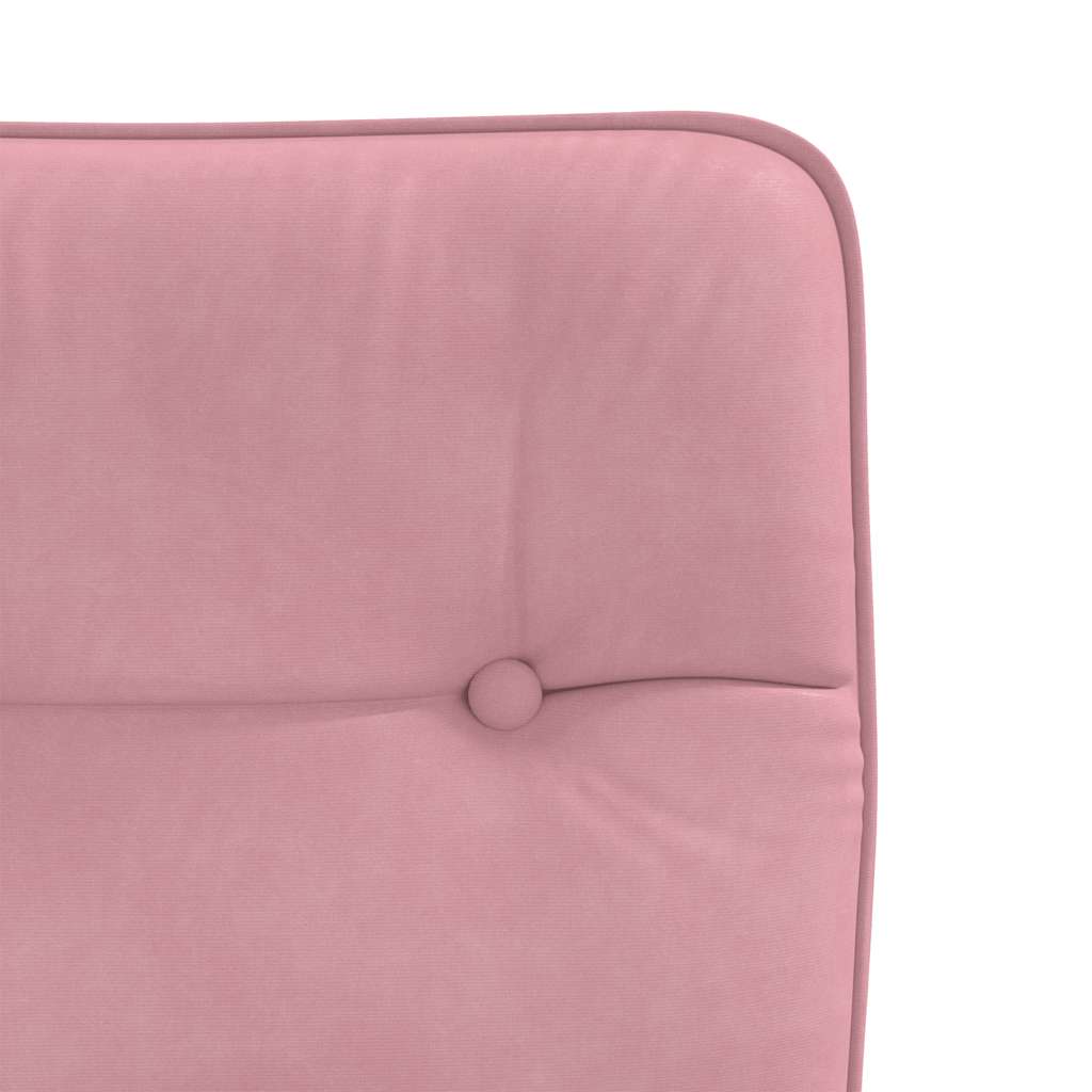Dining chairs 4 pcs. Pink velvet