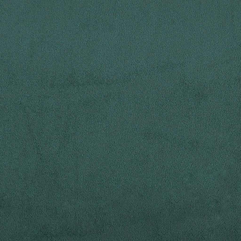 Chaises de salle à manger, lot de 6, velours vert foncé