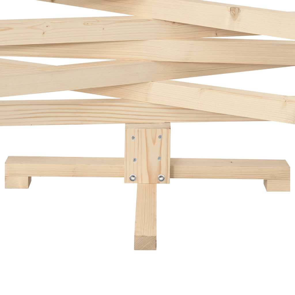 Holz-Weihnachtsbaum zur Dekoration 150 cm Massivholz Kiefer