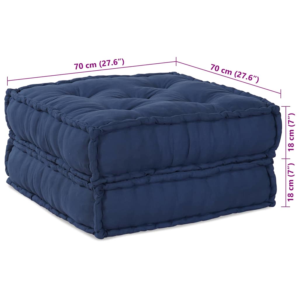 Modulare Sofagarnitur Indigo 70 x 70 x 36 cm Stoff