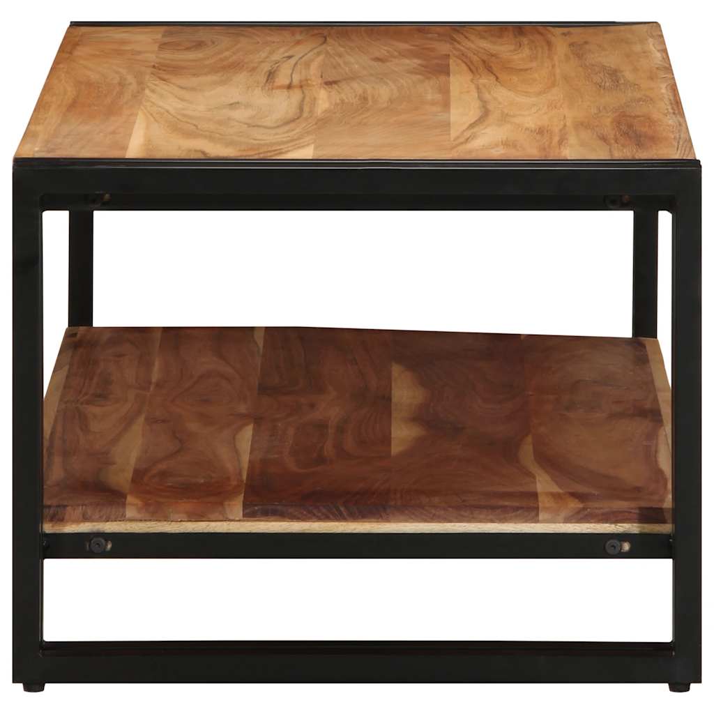 Table basse 90x50x38 cm en bois d'acacia massif